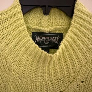Neon American eagle knit sweater